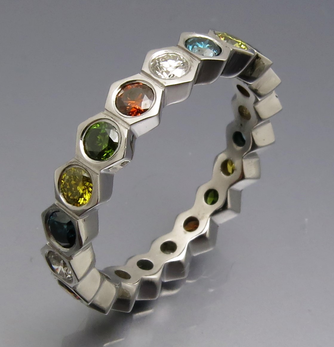 Eleganter Color Memory Ring - Klassiker – Bild 4