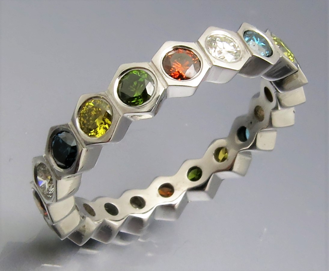 Eleganter Color Memory Ring - Klassiker – Bild 5