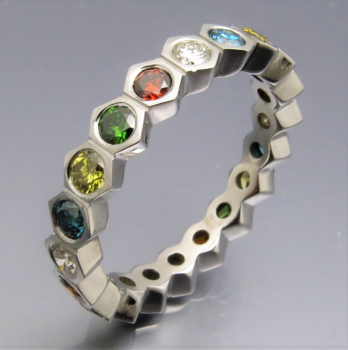 Eleganter Color Memory Ring - Klassiker