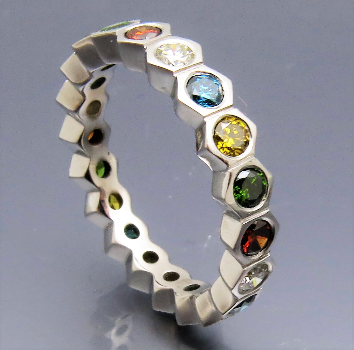 Eleganter Color Memory Ring - Klassiker – Bild 2
