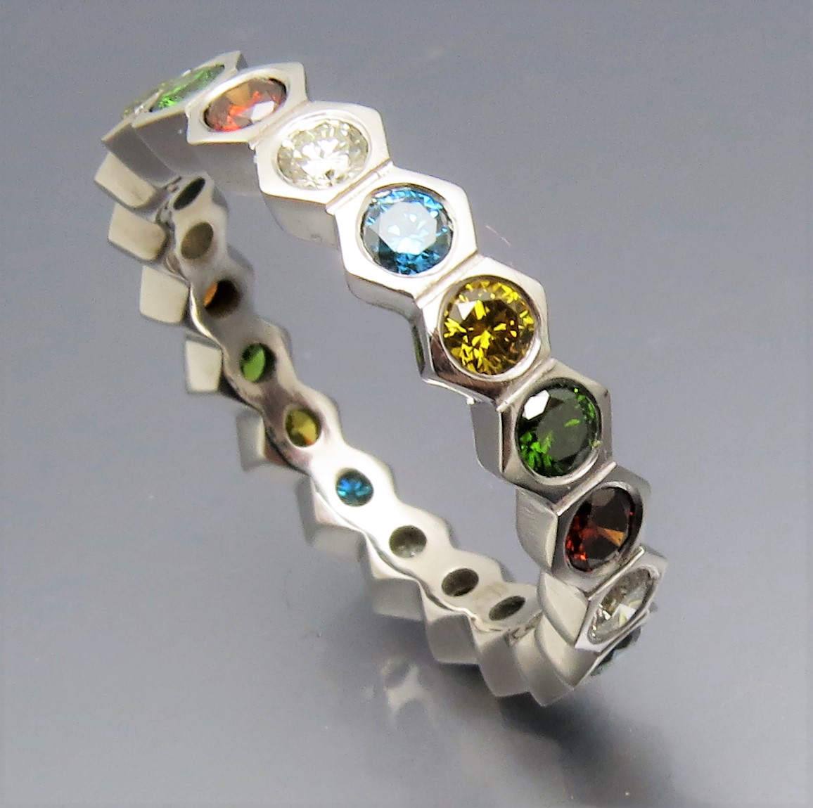 Eleganter Color Memory Ring - Klassiker – Bild 7