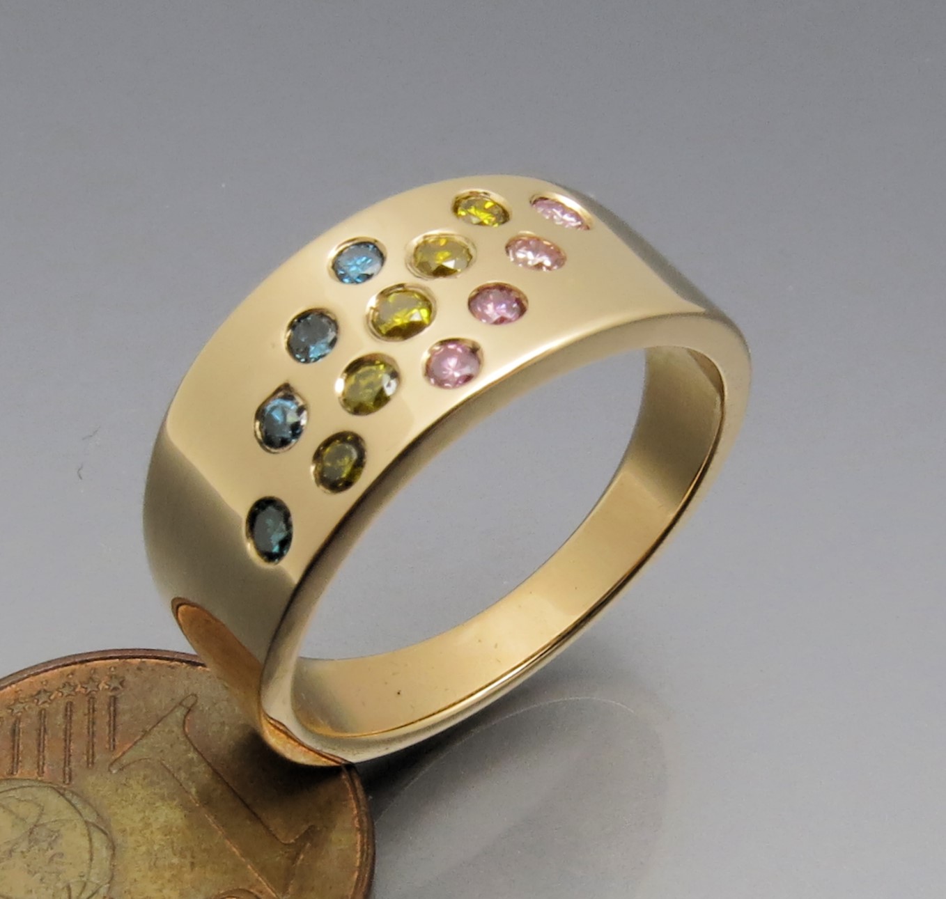 Schicker Color Brillant Ring – Bild 4