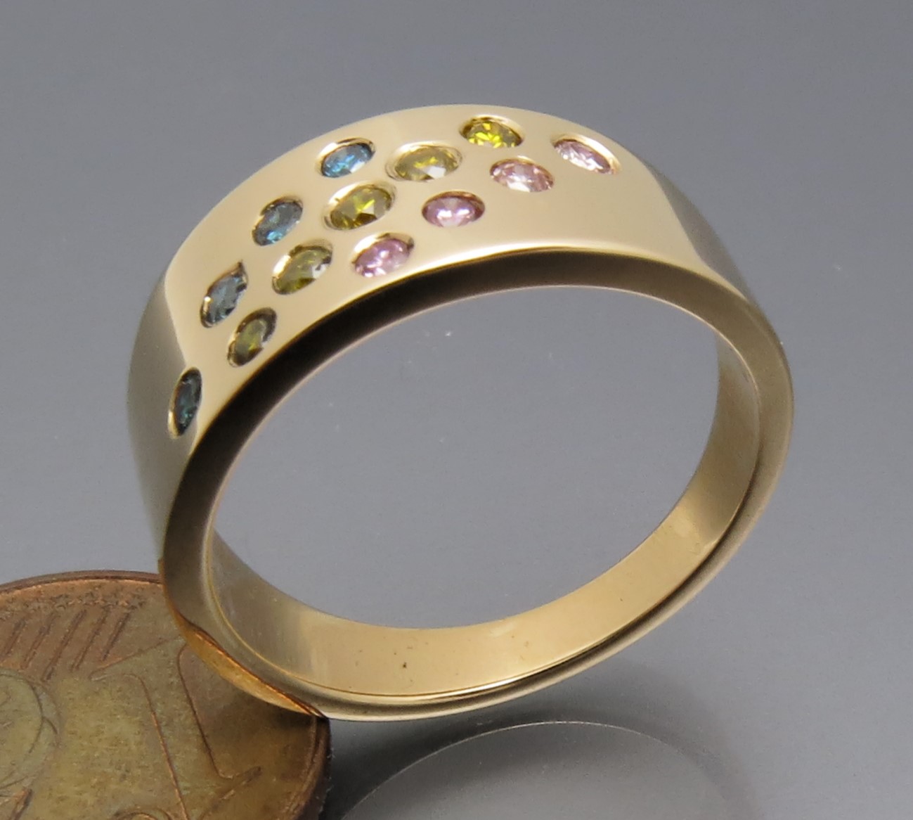 Schicker Color Brillant Ring – Bild 5