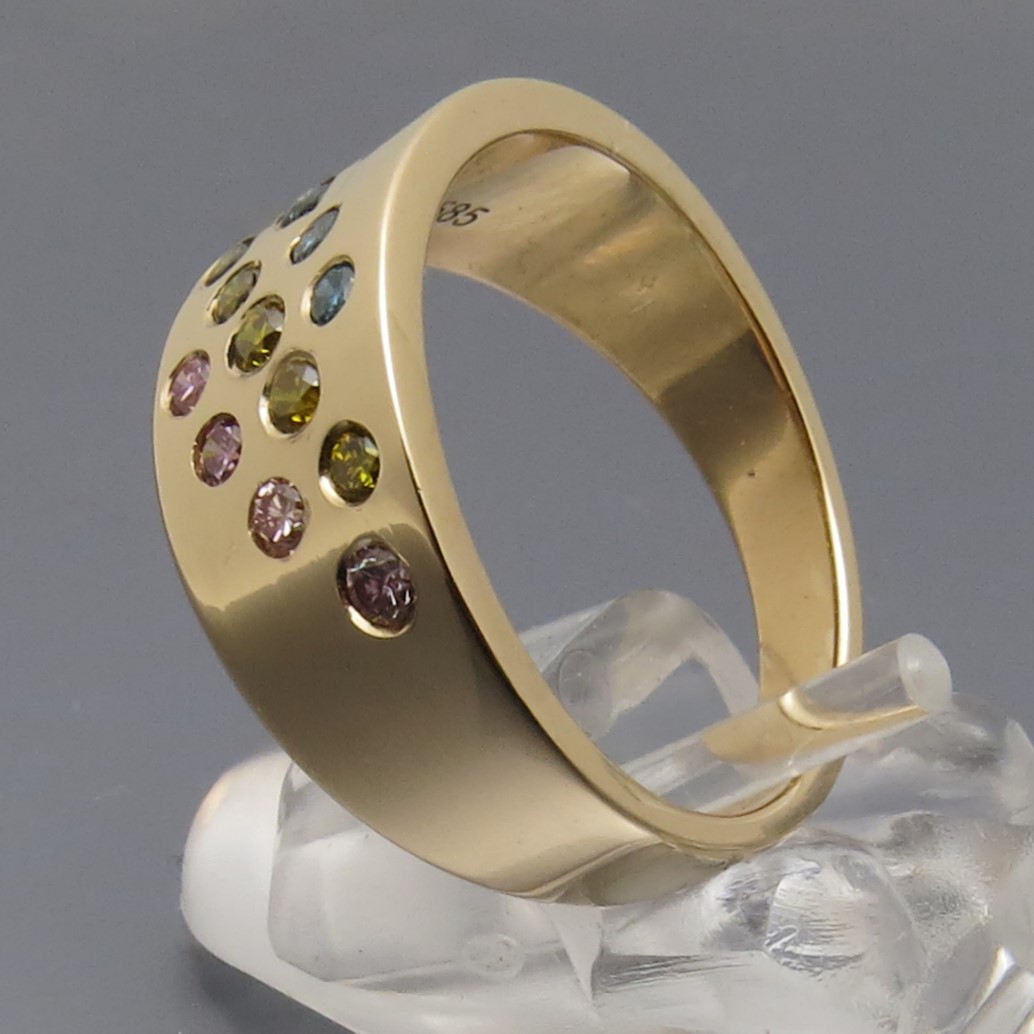 Schicker Color Brillant Ring – Bild 6
