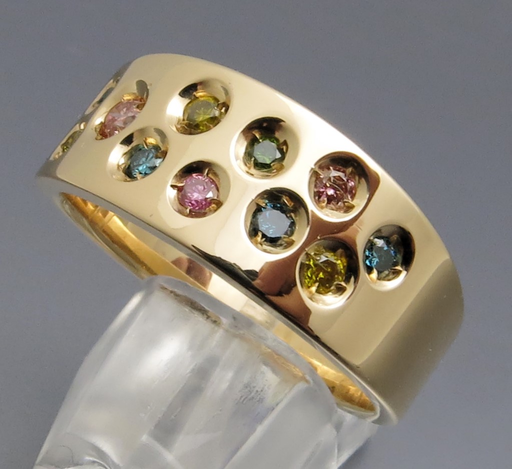 Schicker Color Brillant Ring – Bild 2