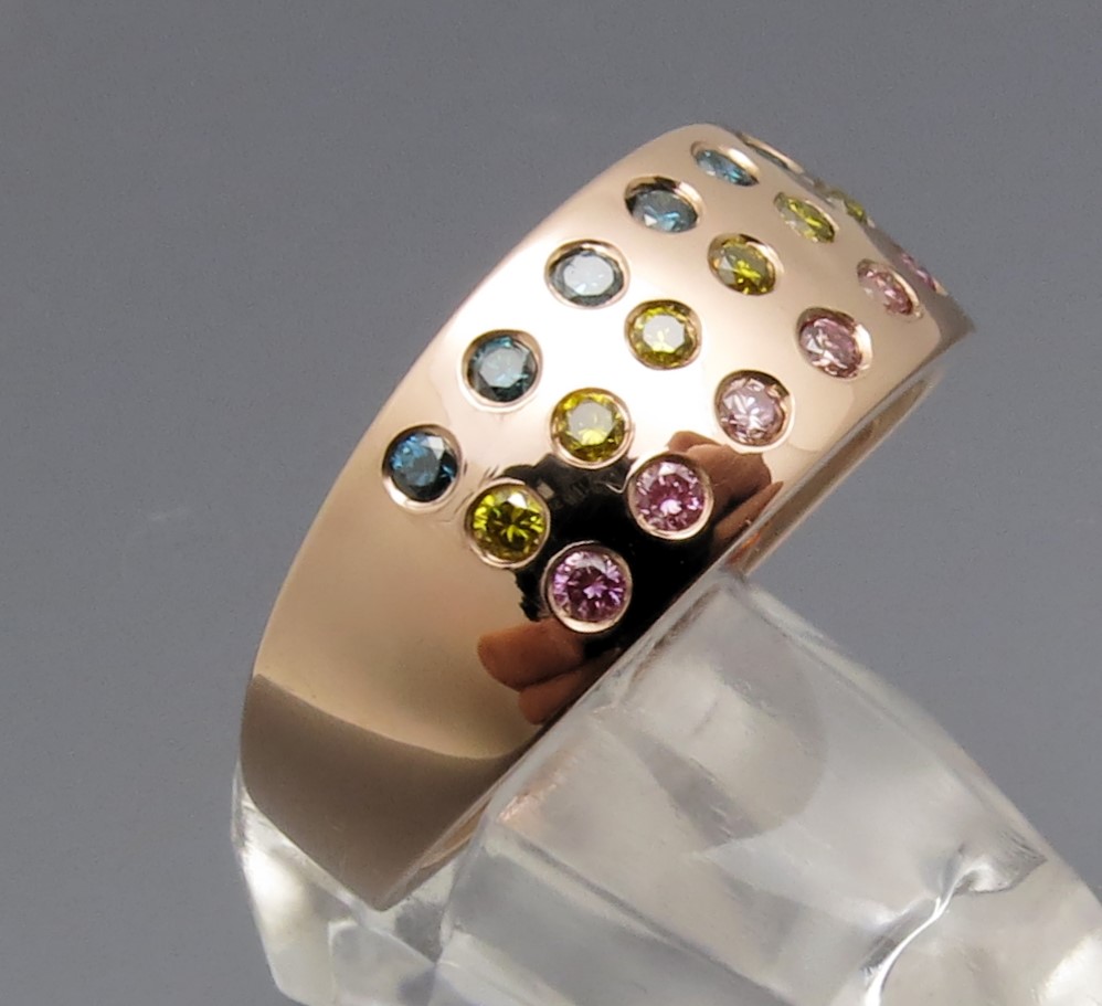 Schicker Color Brillant Ring – Bild 4
