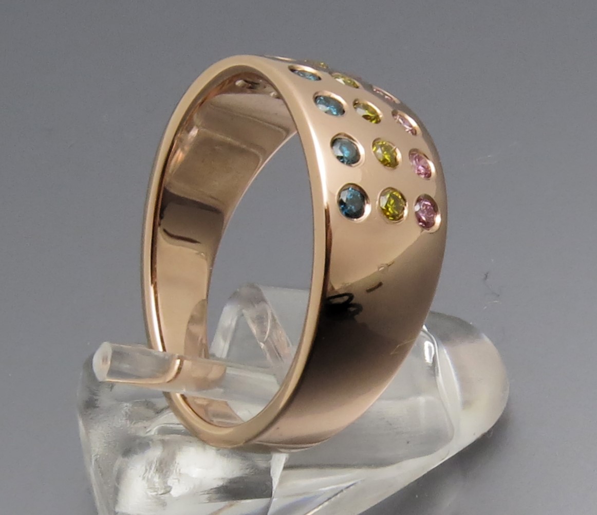 Schicker Color Brillant Ring – Bild 5
