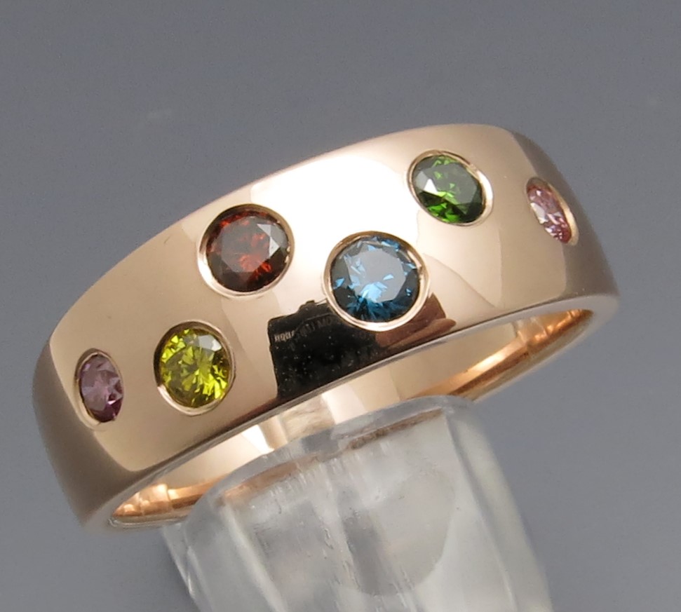 Eleganter Color Brillant Ring