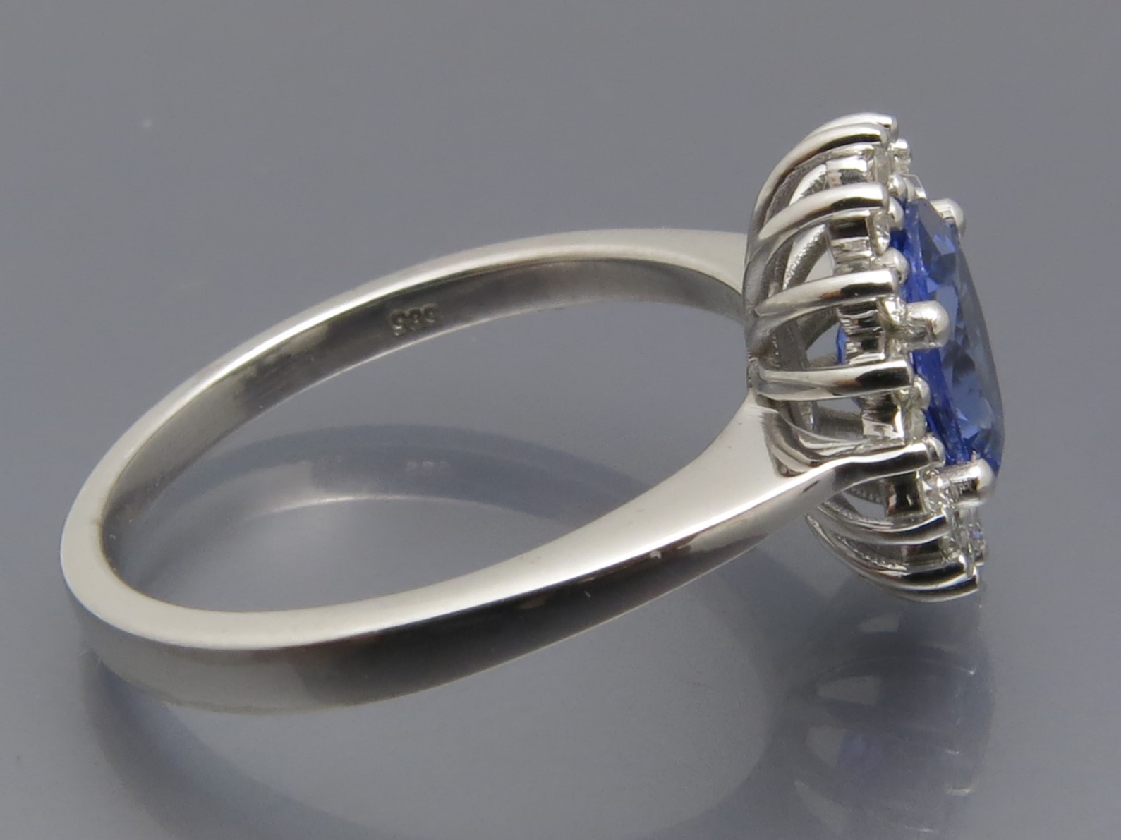 Klasse Tansanit Brillant Ring – Bild 10