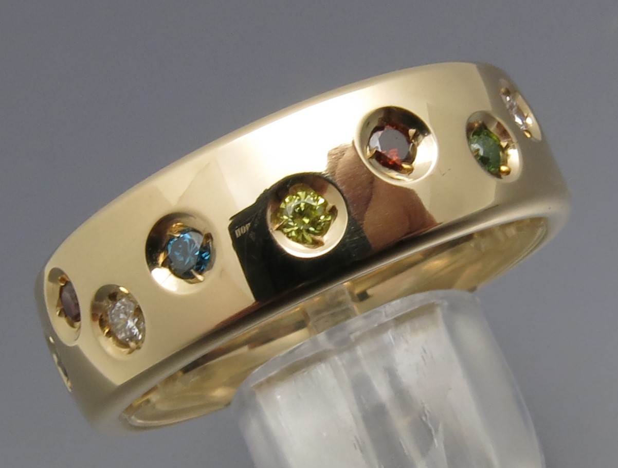 Eleganter Color Brillant Ring – Bild 2