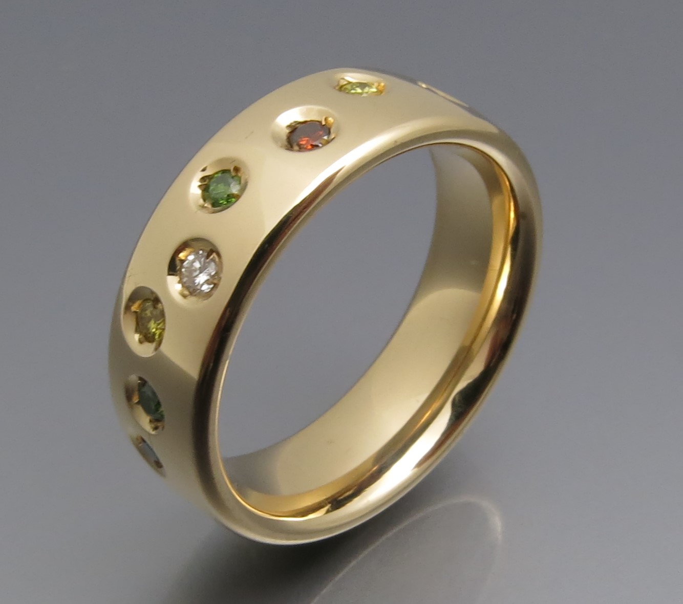 Eleganter Color Brillant Ring