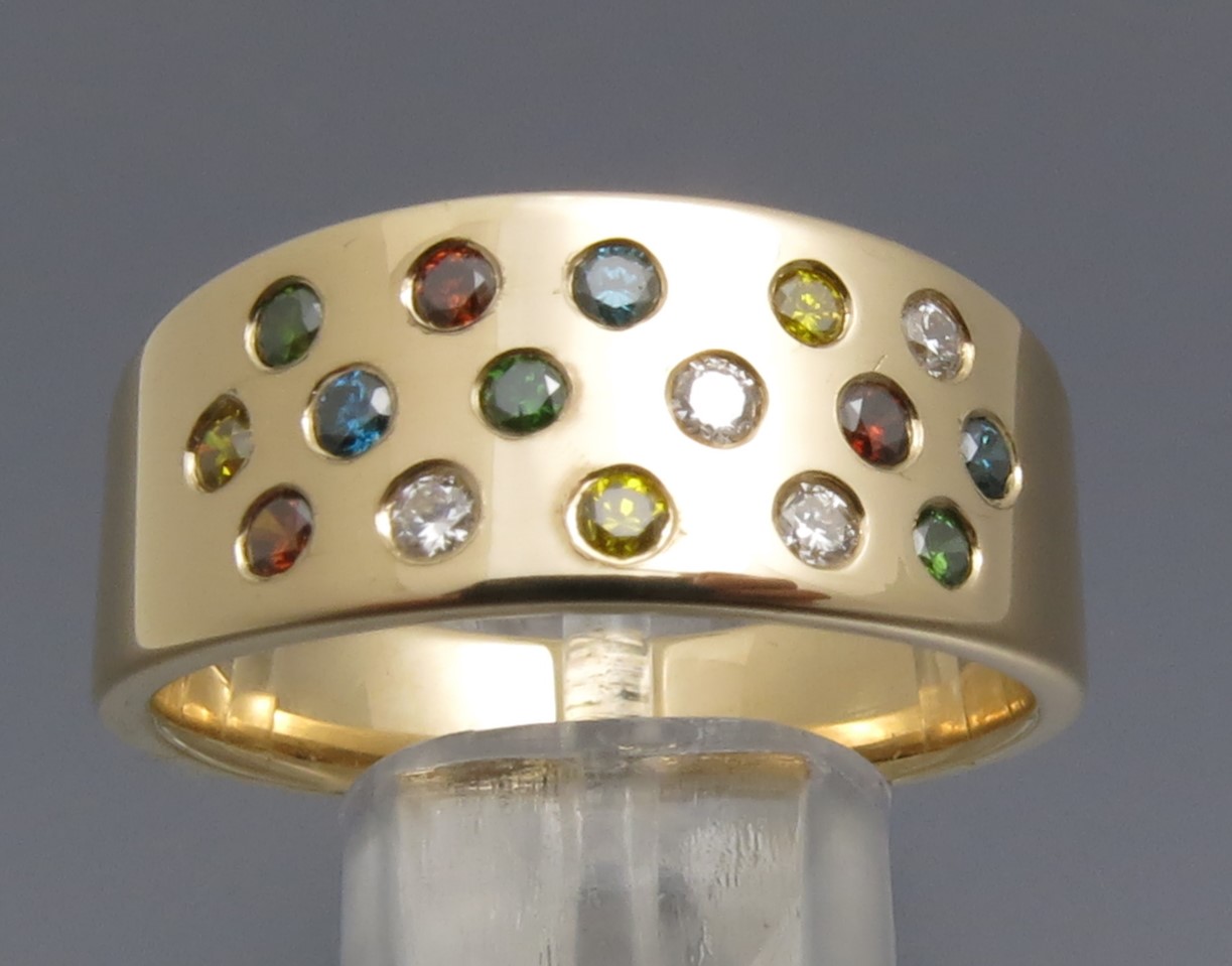 Eleganter Color Brillant Ring – Bild 2