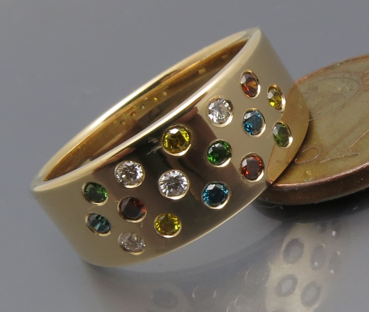 Eleganter Color Brillant Ring – Bild 3