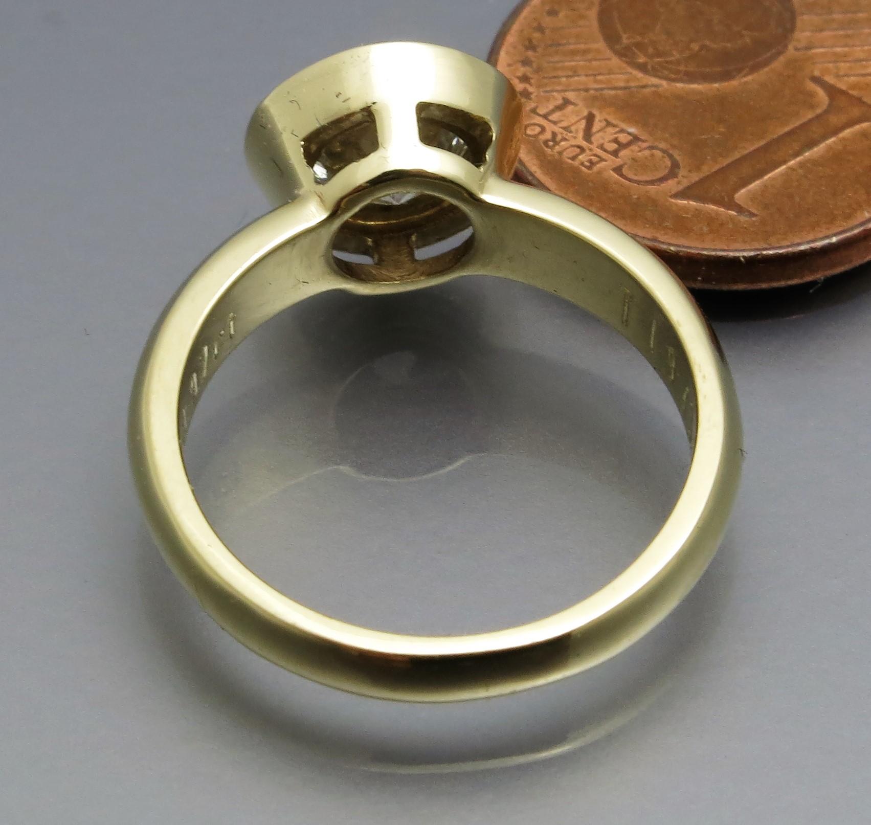 Großer Brillant Solitär Ring – Bild 8