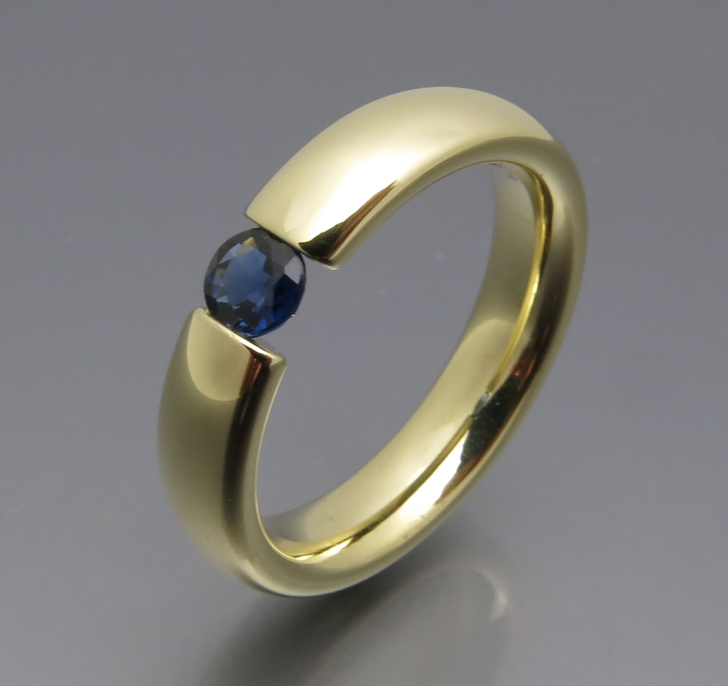 Eleganter Safir Spannring "Color" – Bild 2