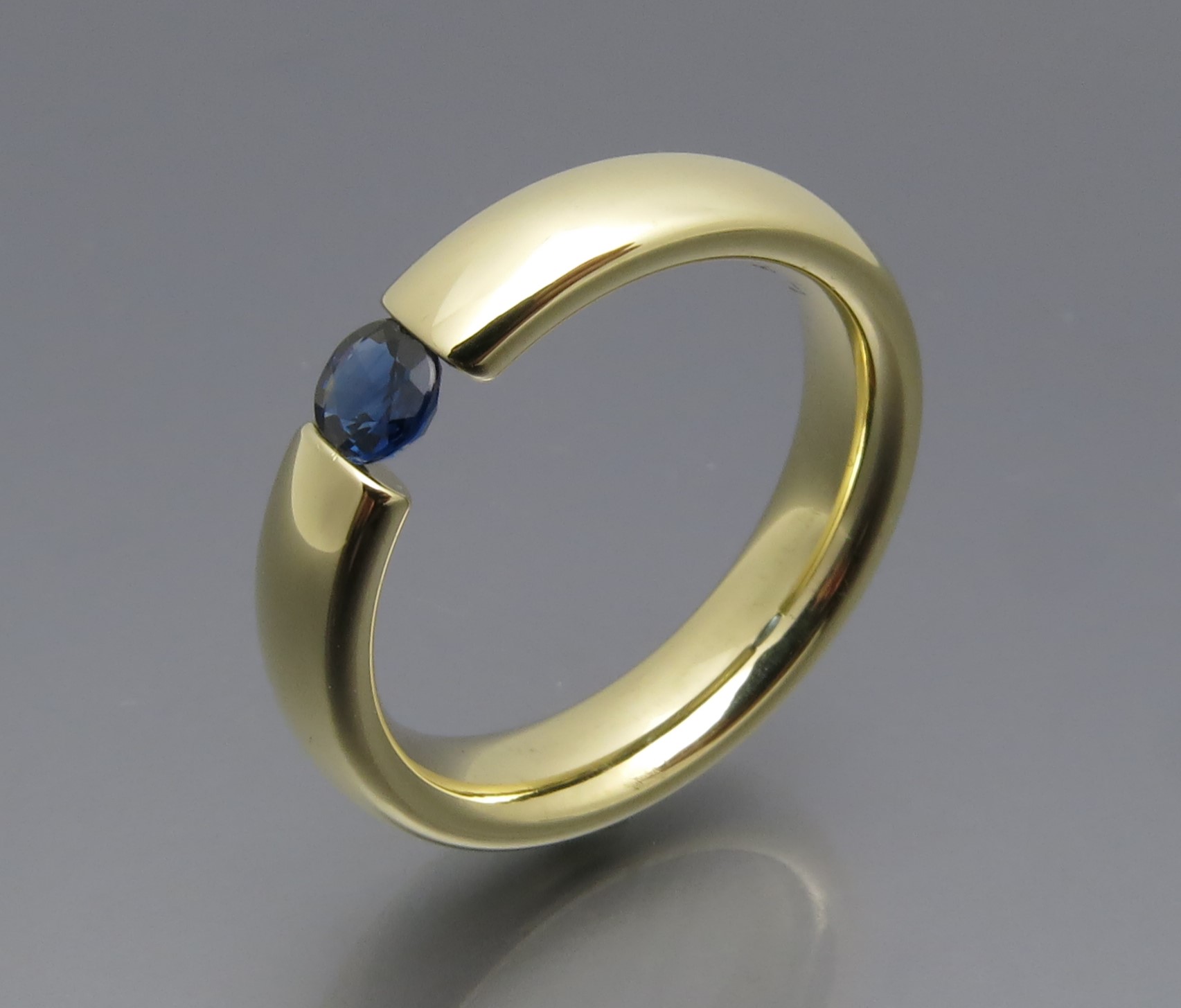 Eleganter Safir Spannring "Color" – Bild 3