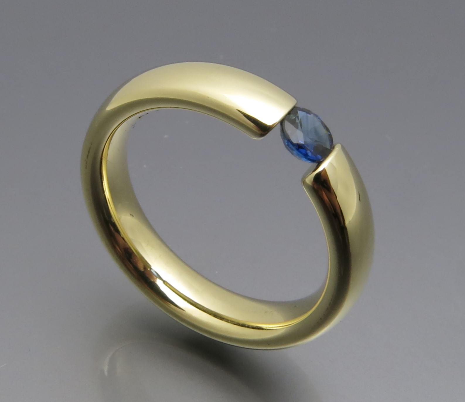 Eleganter Safir Spannring "Color" – Bild 4