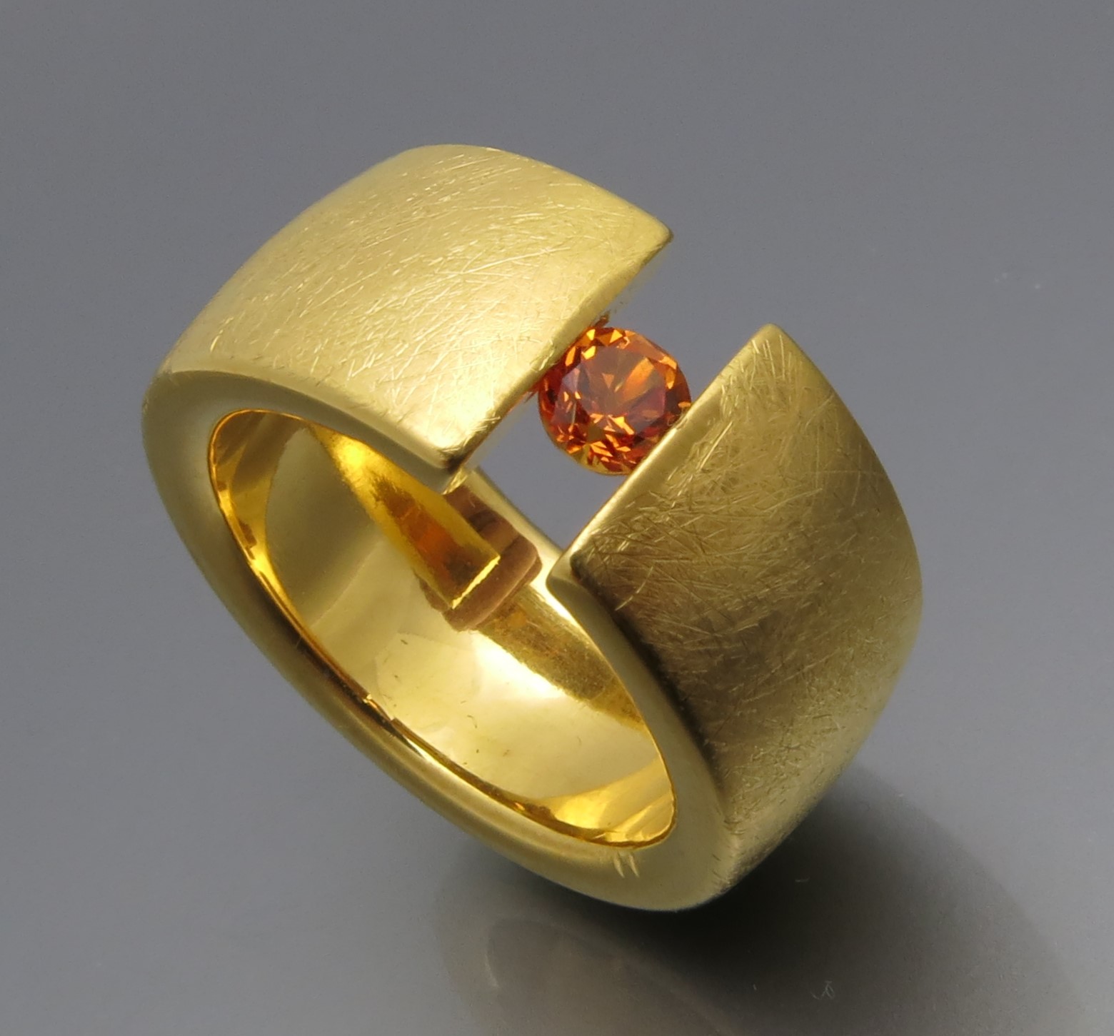 Breiter Safir Spannring "Color" – Bild 2