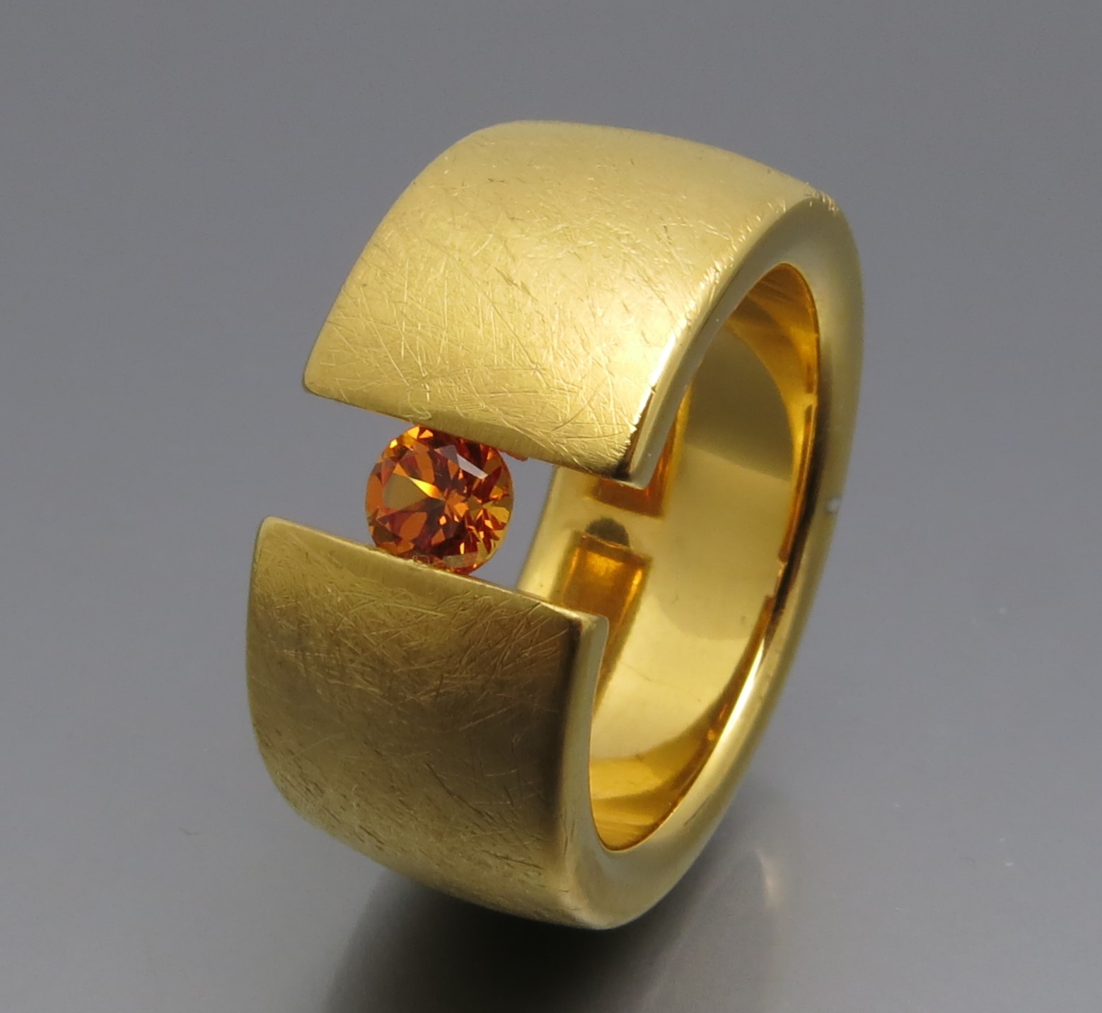 Breiter Safir Spannring "Color" – Bild 3