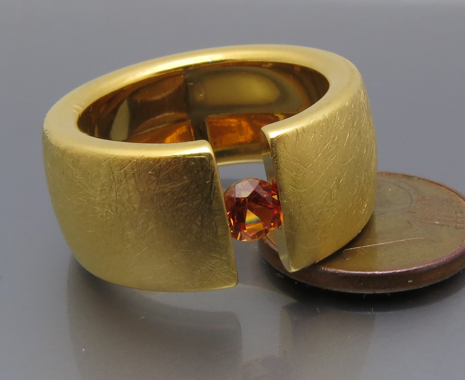 Breiter Safir Spannring "Color" – Bild 4