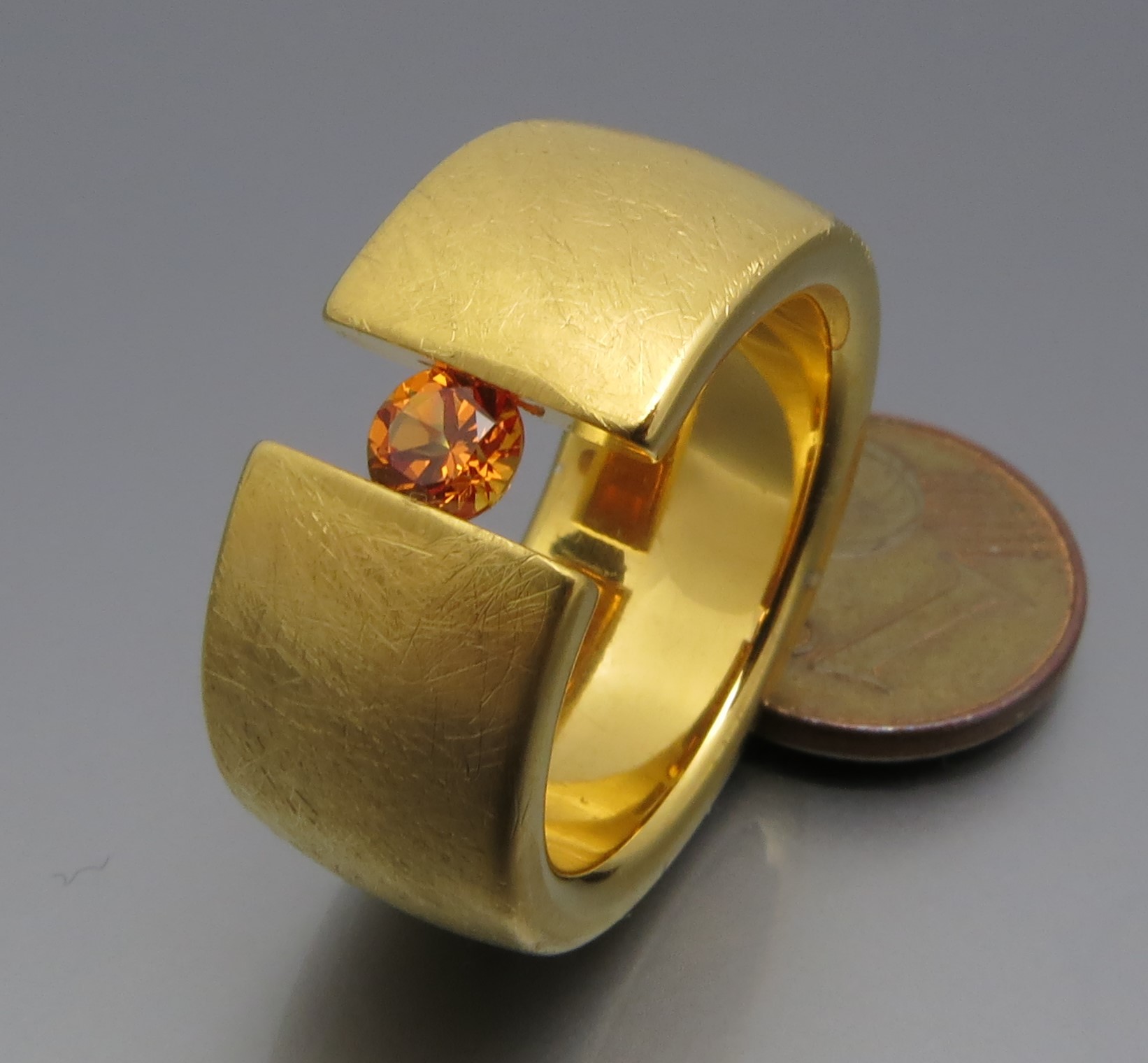 Breiter Safir Spannring "Color" – Bild 5