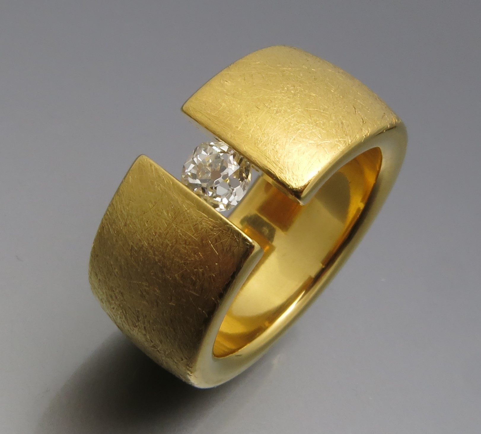 Breiter Diamant Spannring – Bild 2