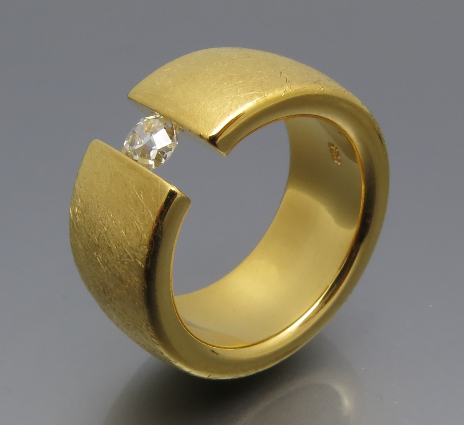 Breiter Diamant Spannring – Bild 3