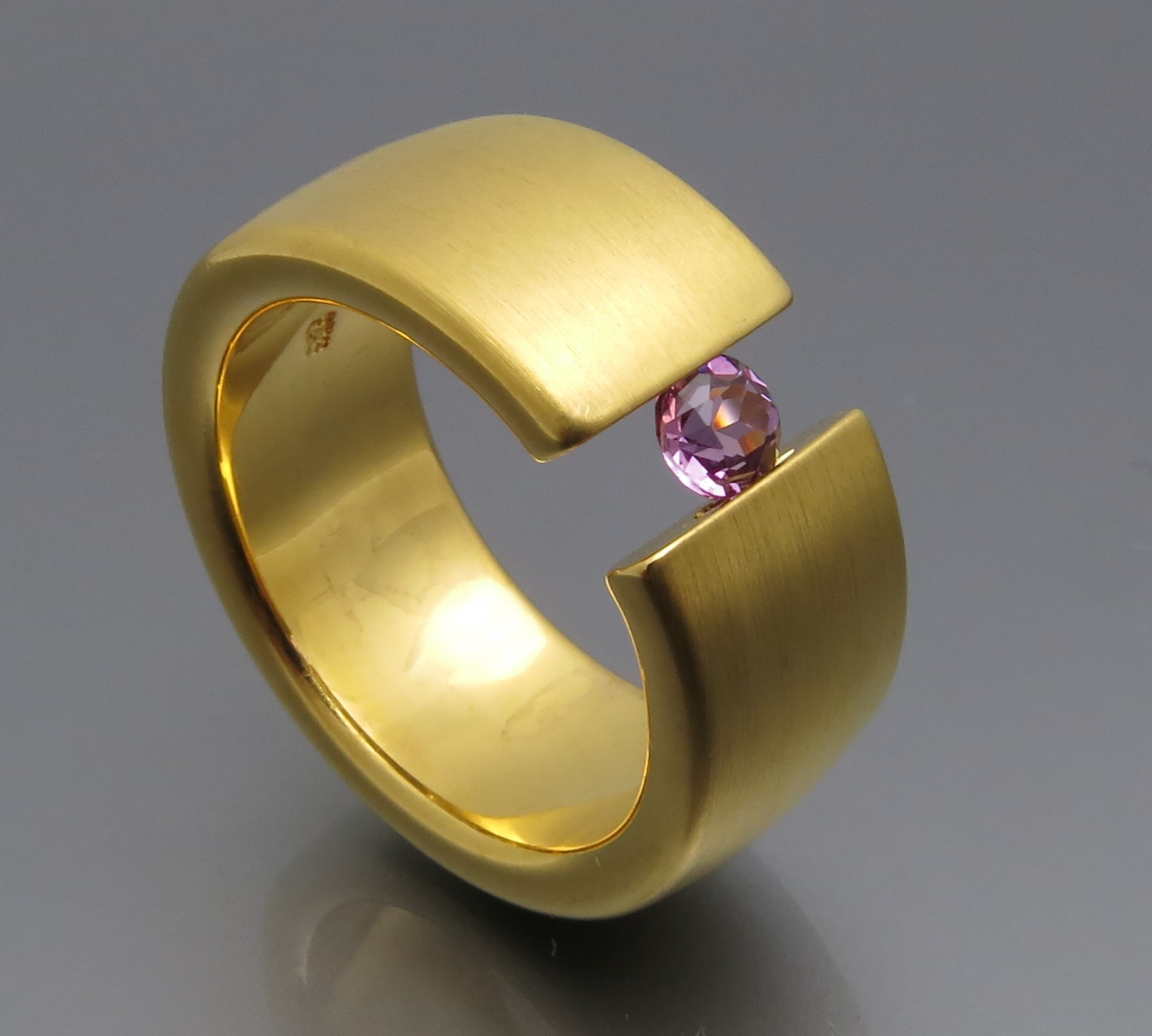 Breiter Safir Spannring "Color" – Bild 3