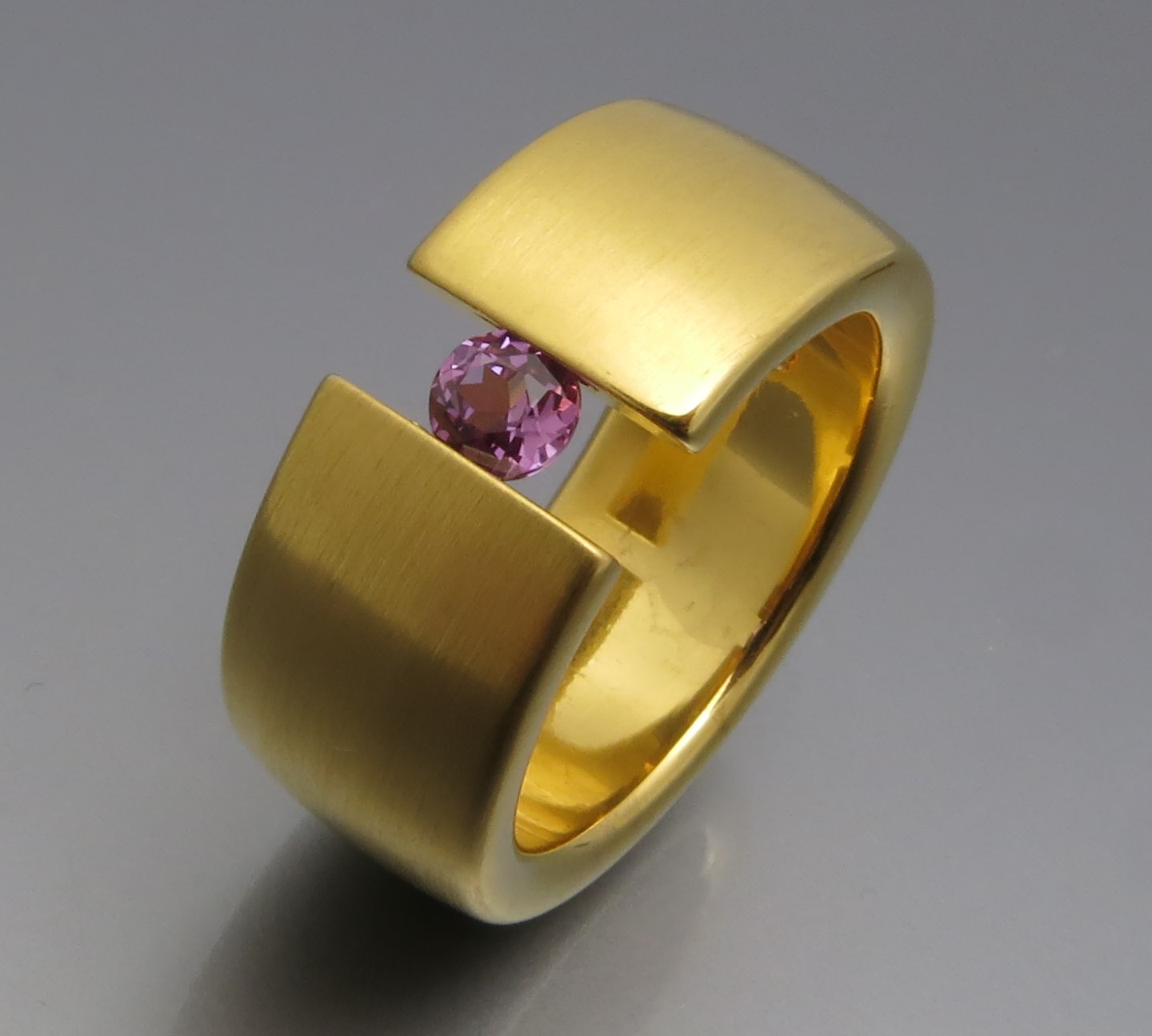 Breiter Safir Spannring "Color" – Bild 6