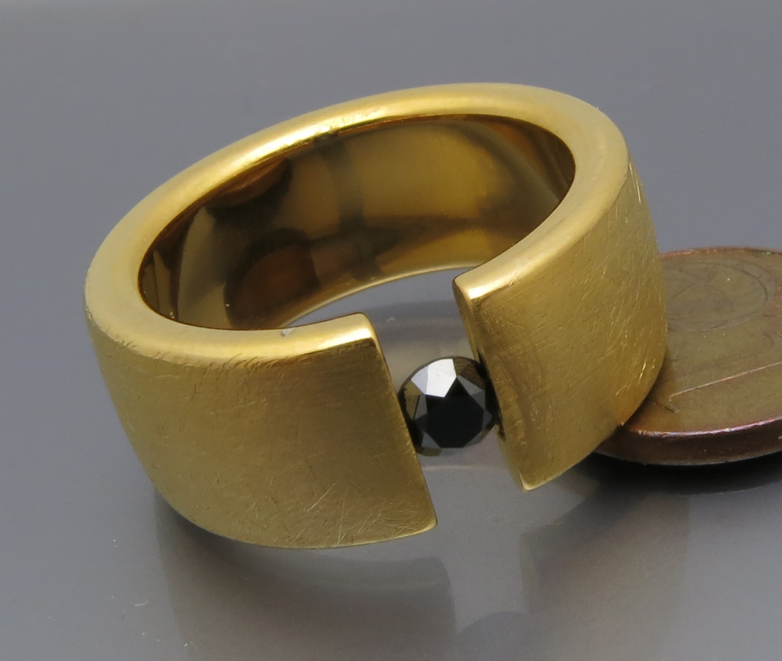 Breiter Diamant Spannring – Bild 5