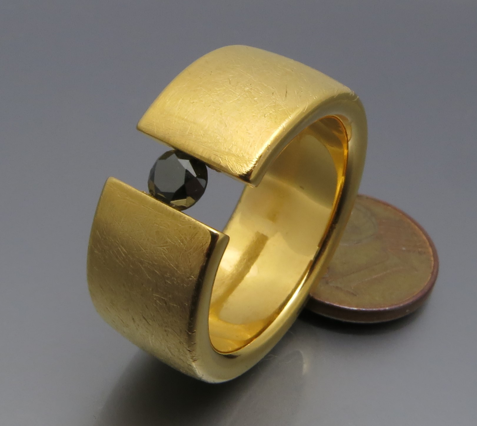 Breiter Diamant Spannring – Bild 6