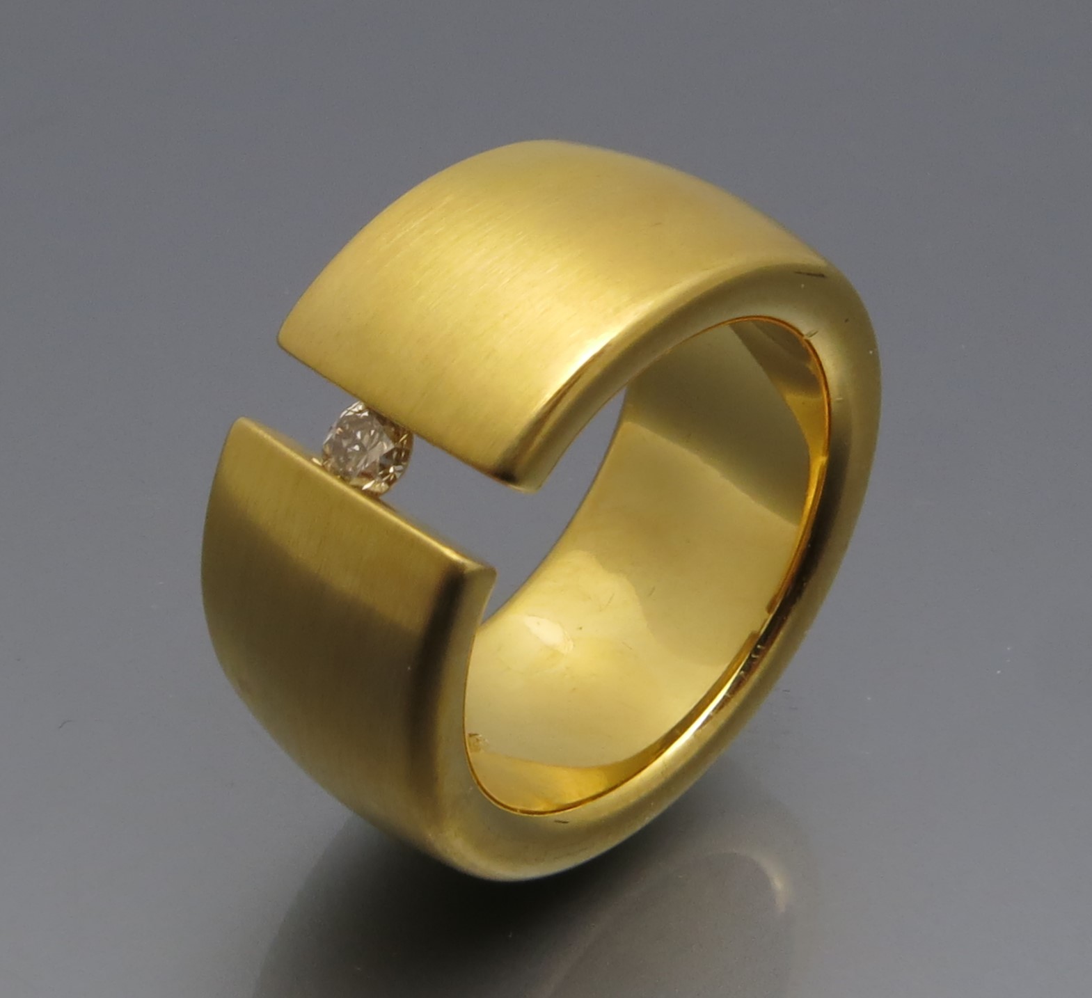 Breiter Diamant Spannring – Bild 2