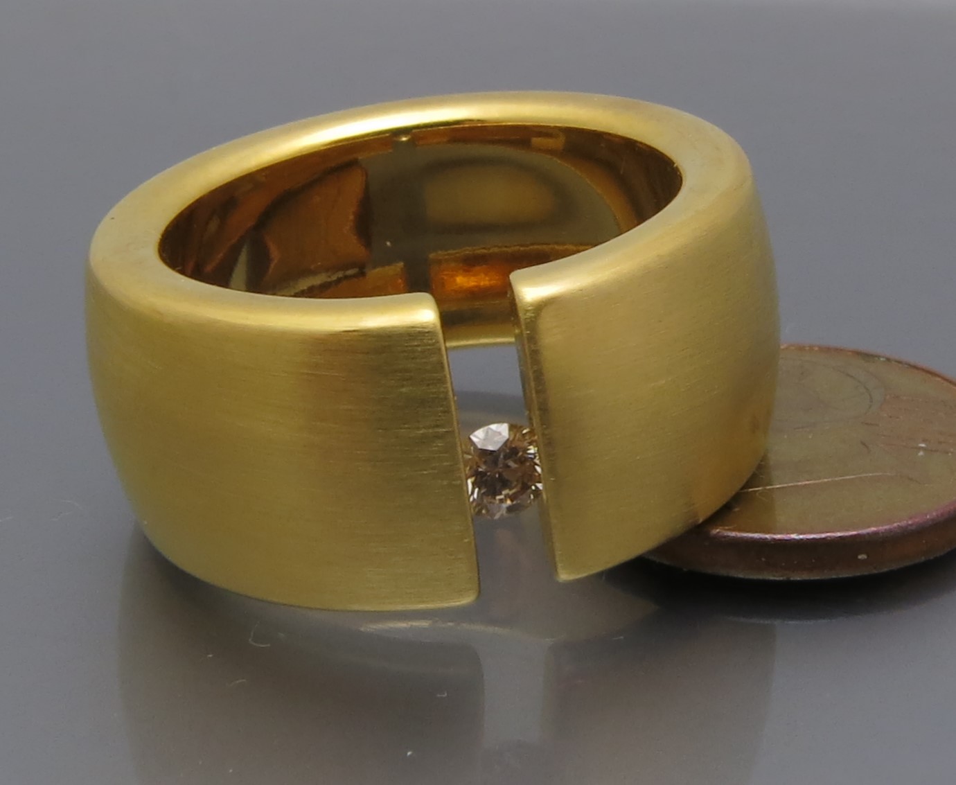 Breiter Diamant Spannring – Bild 3