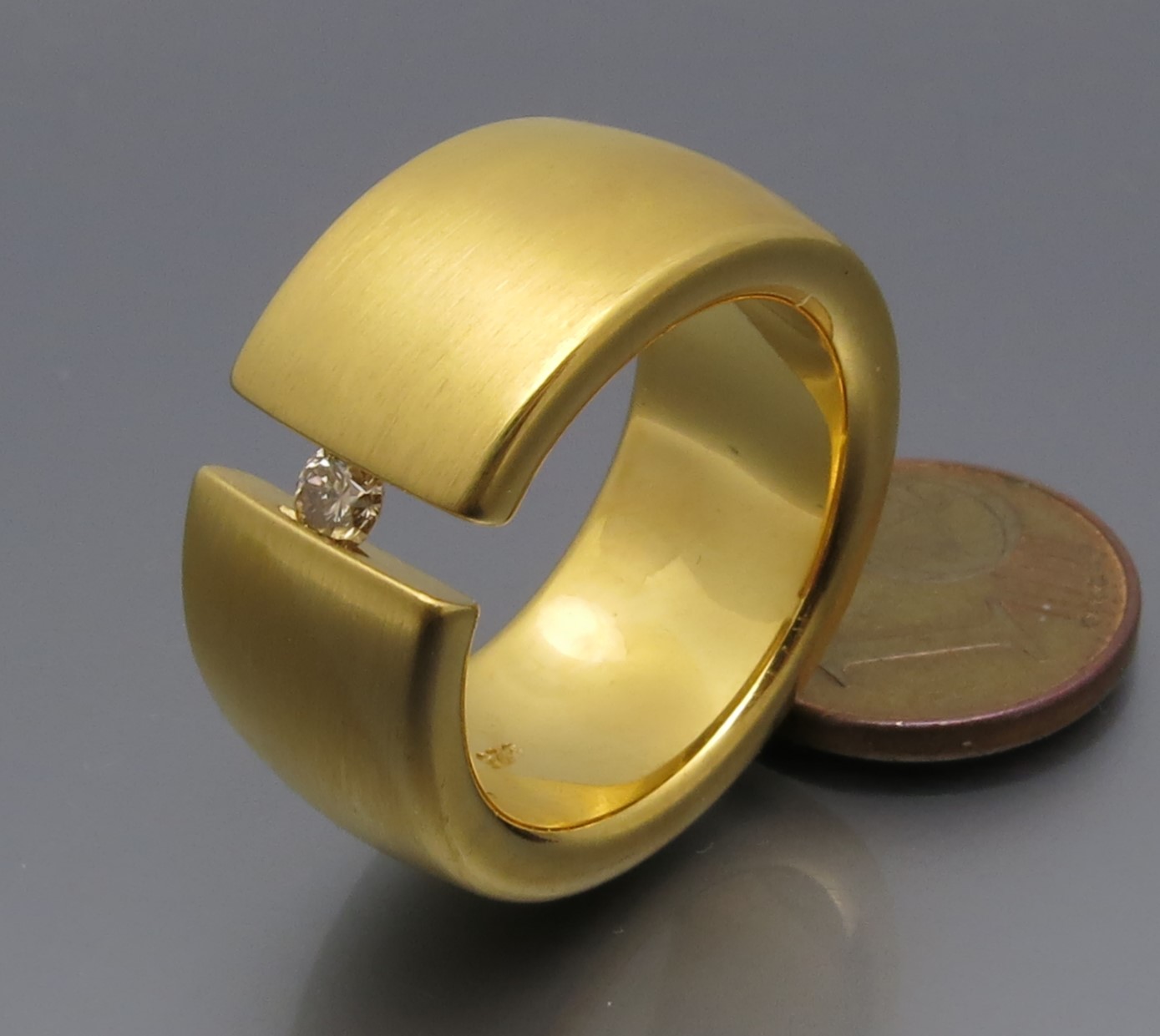 Breiter Diamant Spannring – Bild 5