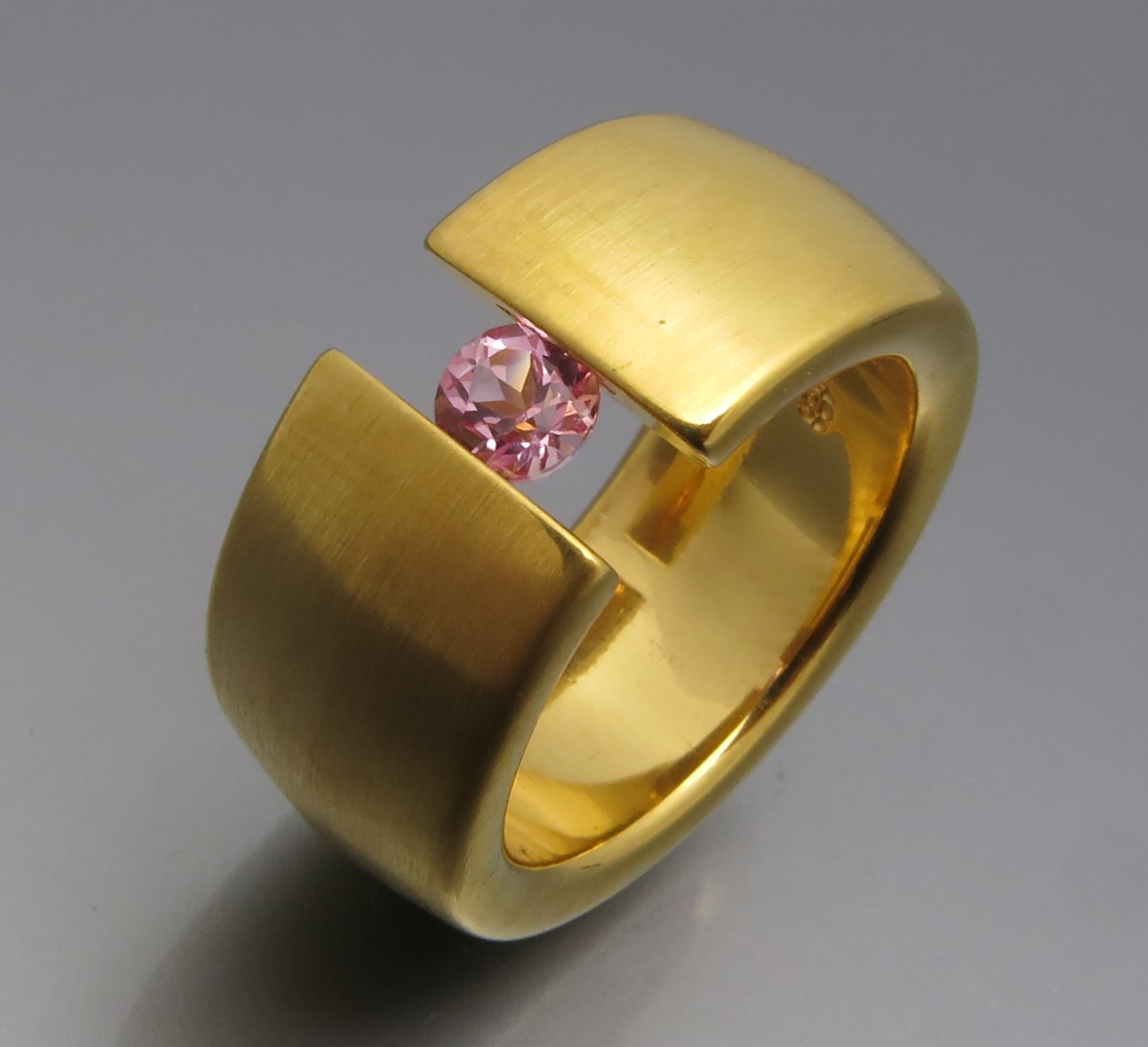 Breiter Safir Spannring "Color" – Bild 4
