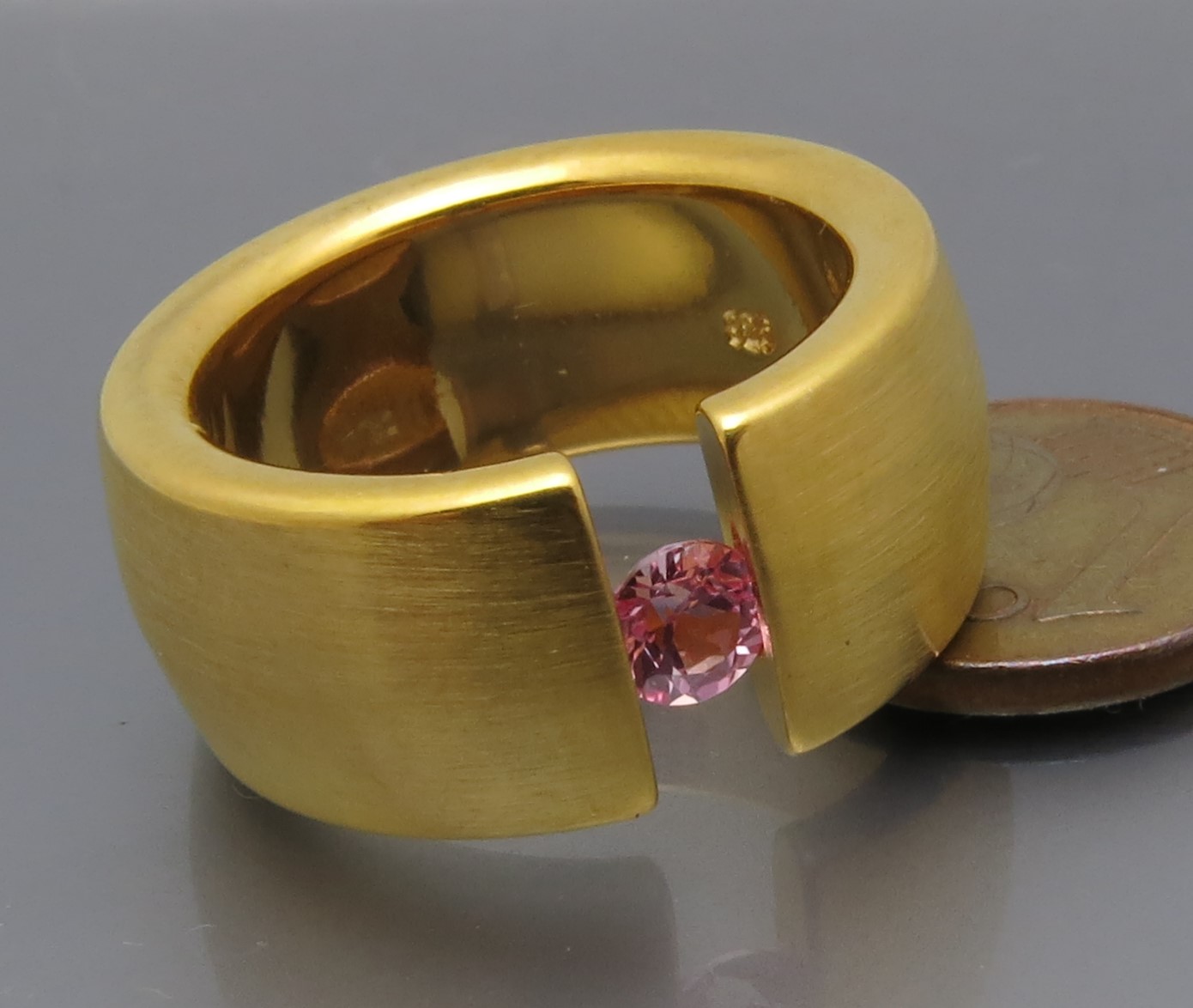 Breiter Safir Spannring "Color" – Bild 5