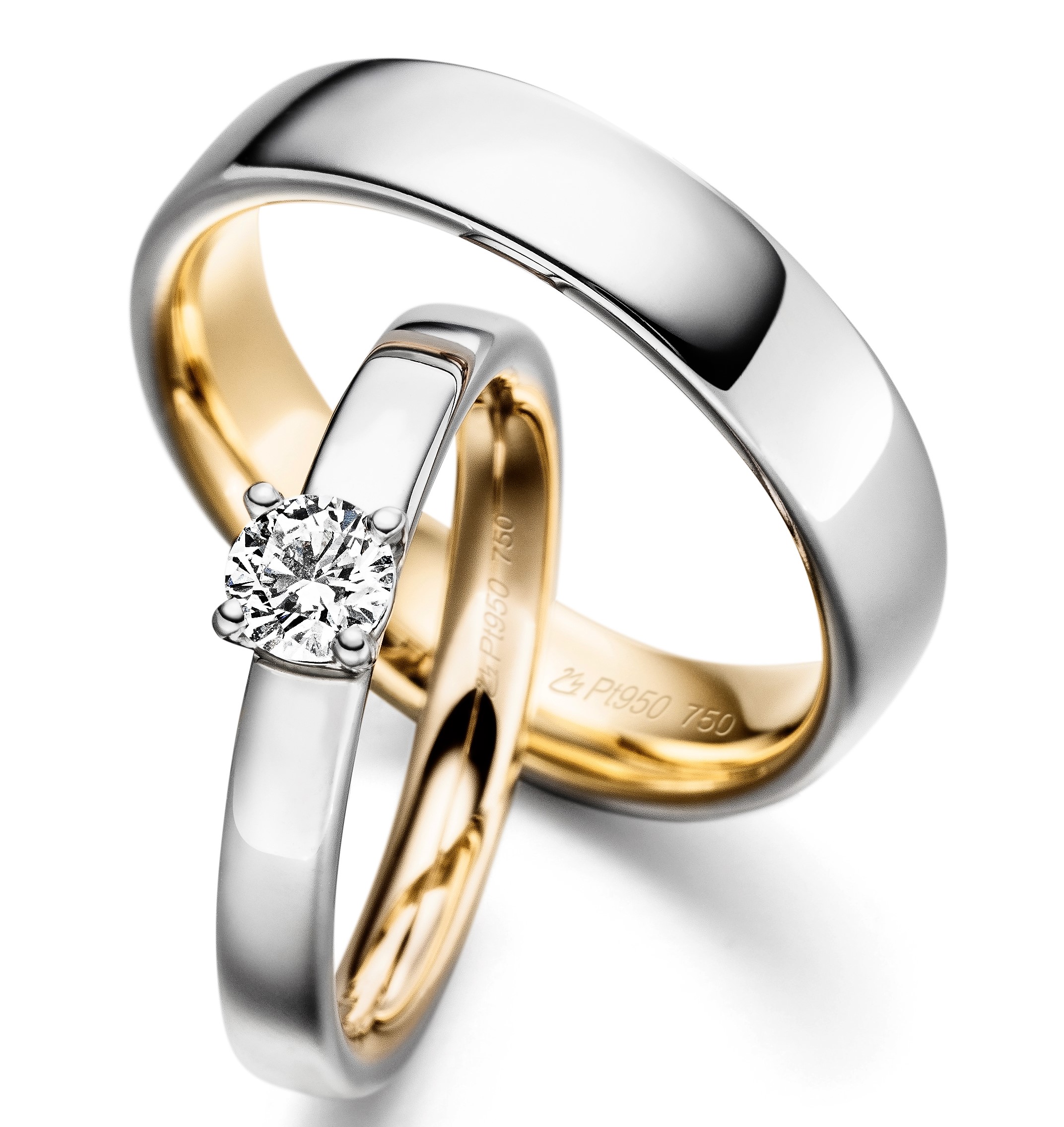 Eheringe/Trauringe Bicolor