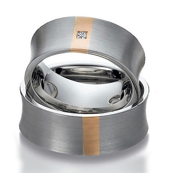 Eheringe/Trauringe Bicolor