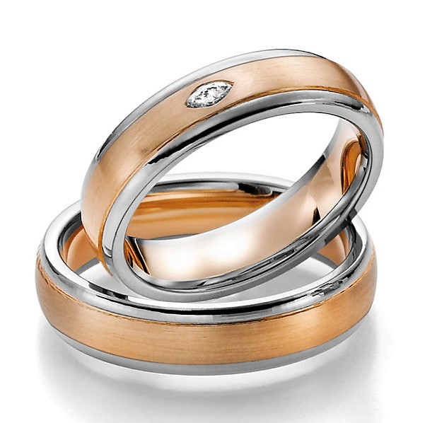 Eheringe/Trauringe Bicolor