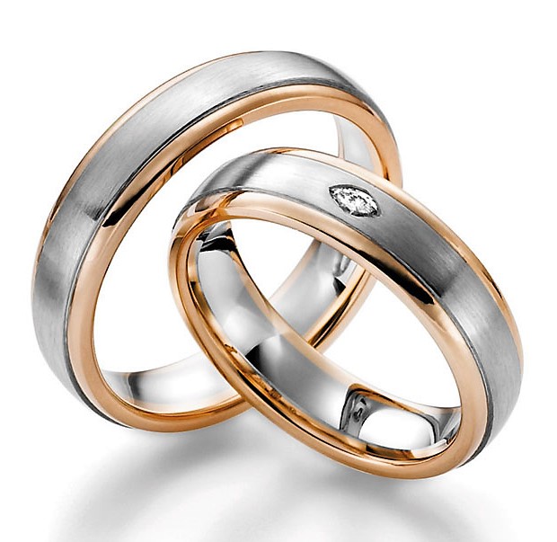 Eheringe/Trauringe Bicolor