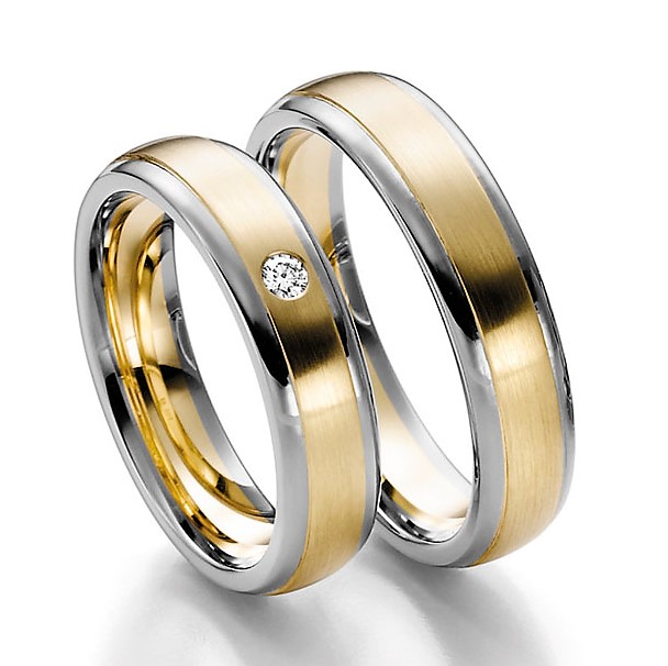 Eheringe/Trauringe Bicolor