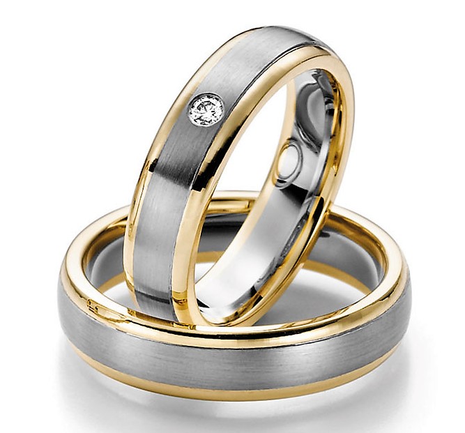 Eheringe/Trauringe Bicolor
