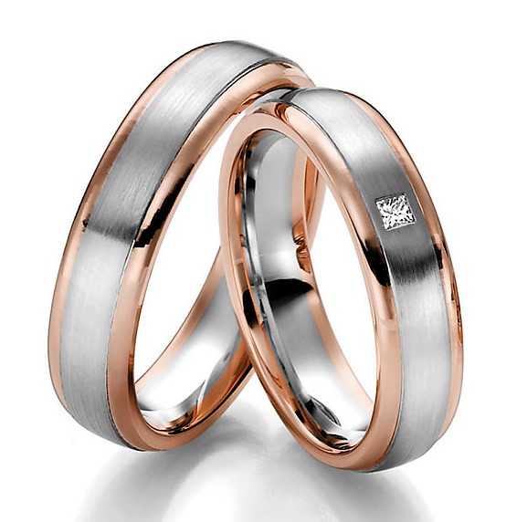 Eheringe/Trauringe Bicolor
