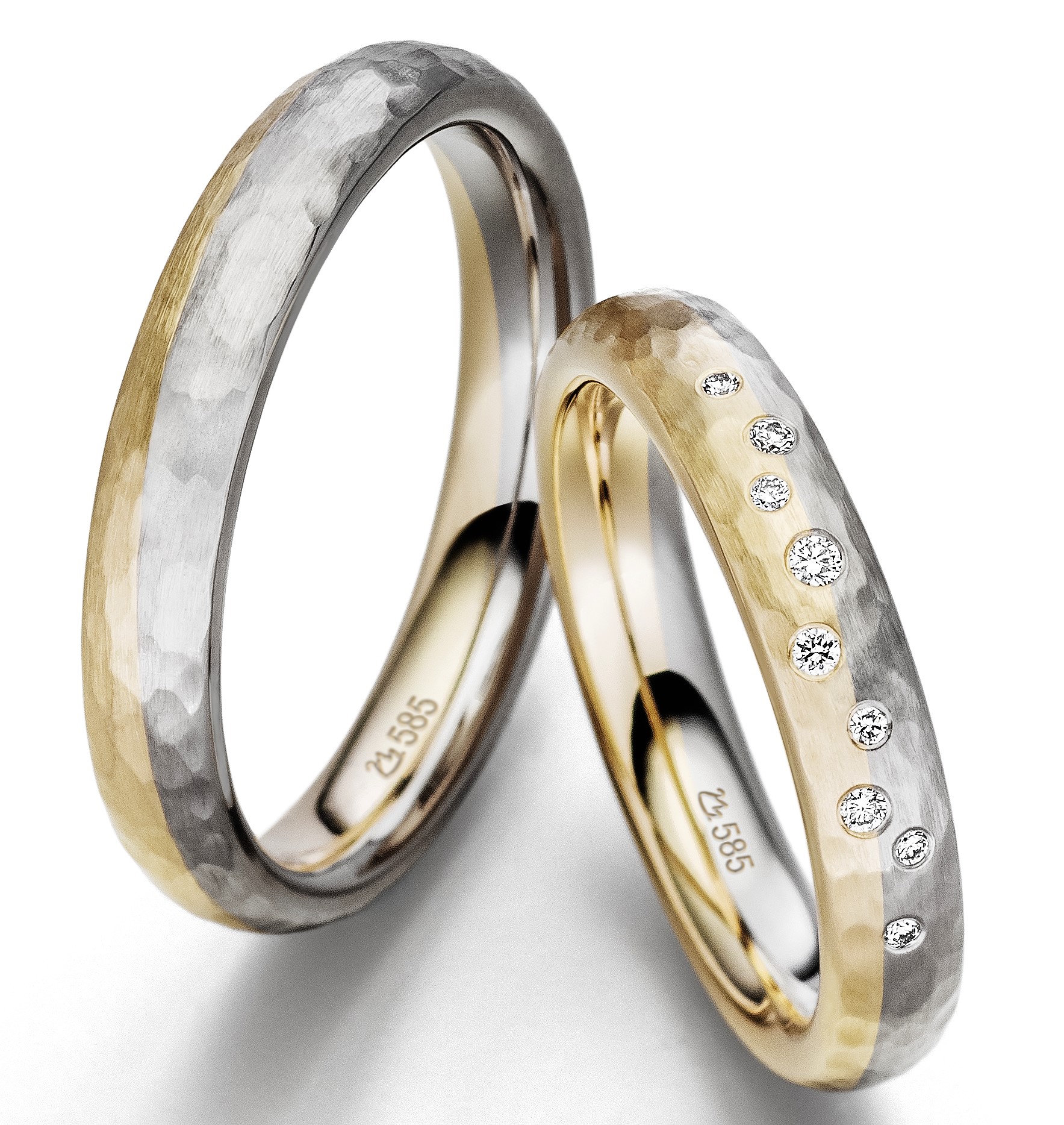Eheringe/Trauringe Bicolor