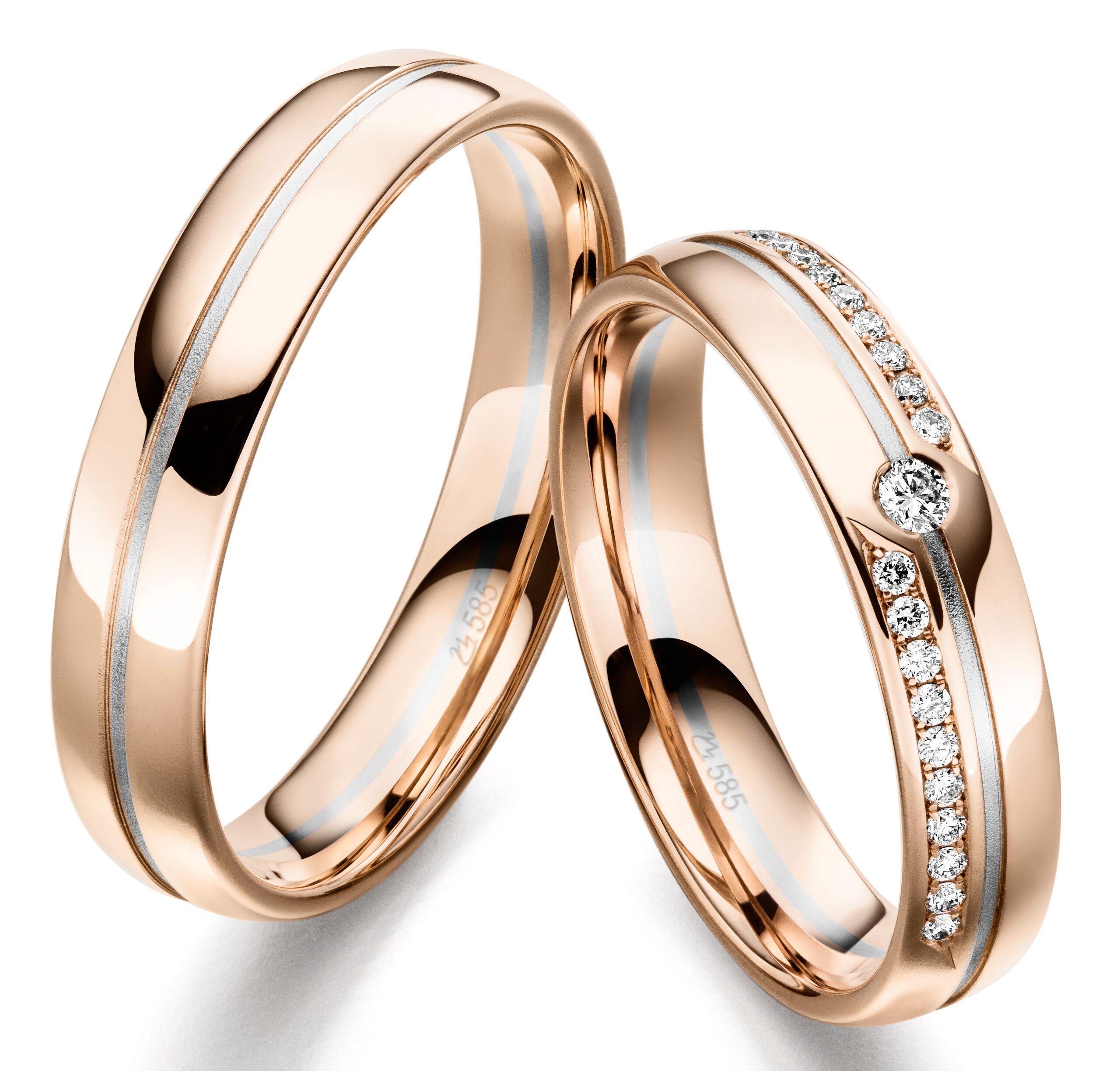 Eheringe/Trauringe Fuge Bicolor