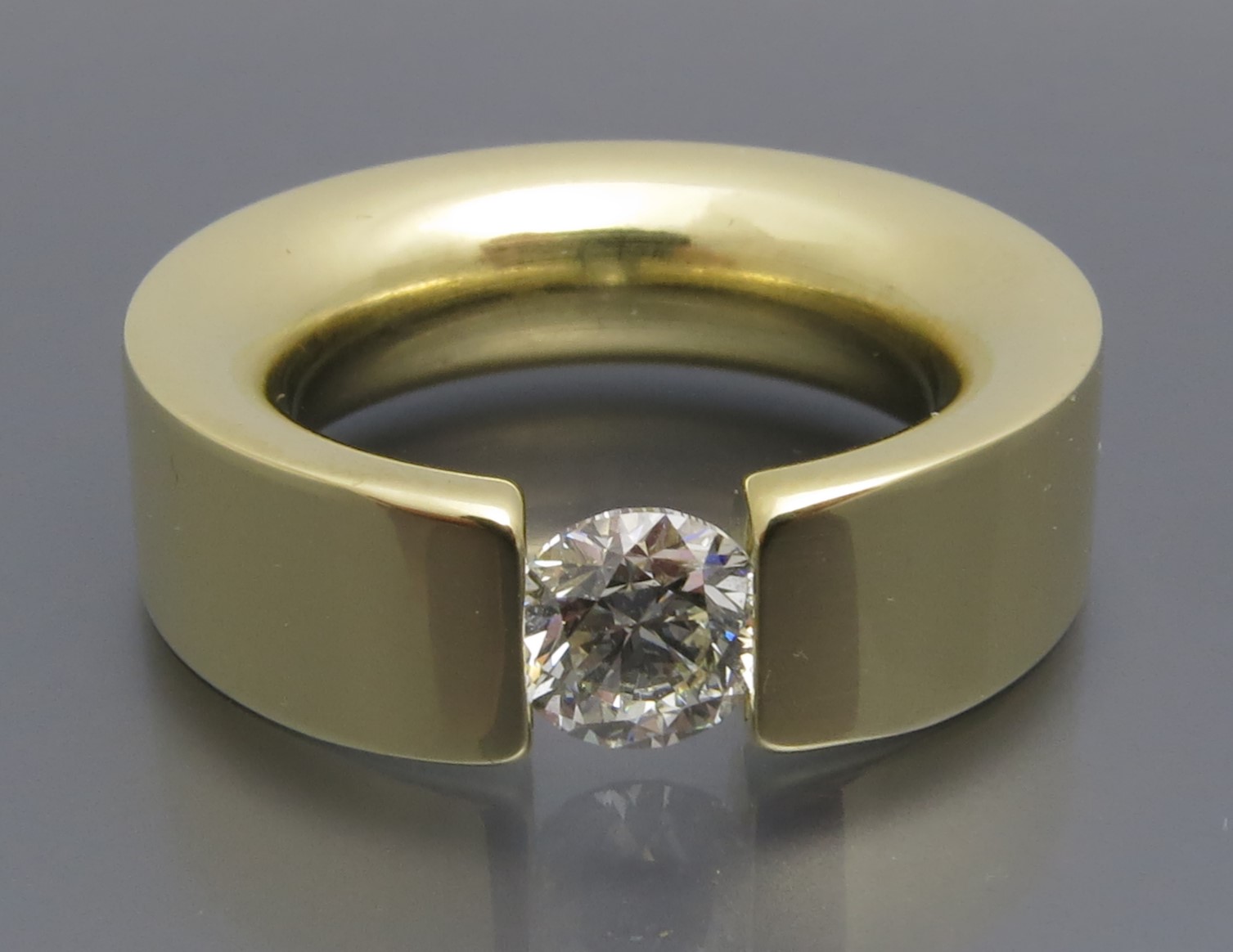 Voluminöser Brillant Spannring - Klassiker – Bild 4