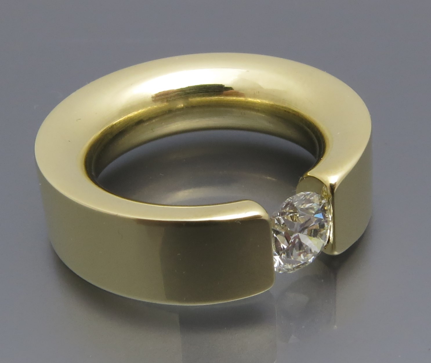 Voluminöser Brillant Spannring - Klassiker – Bild 6