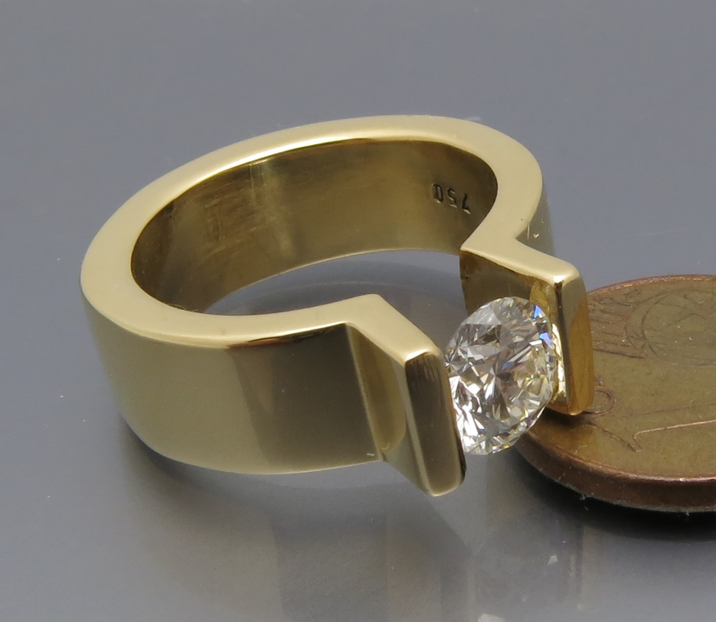 Voluminöser Brillant Spannring "Peak" – Bild 4