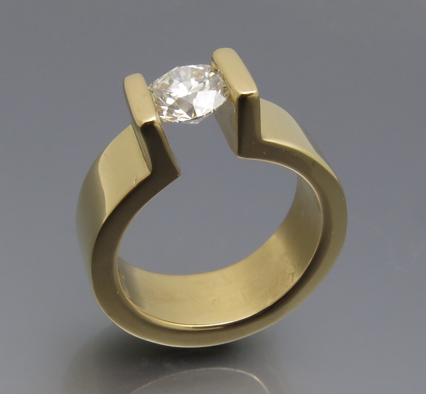 Voluminöser Brillant Spannring "Peak" – Bild 7