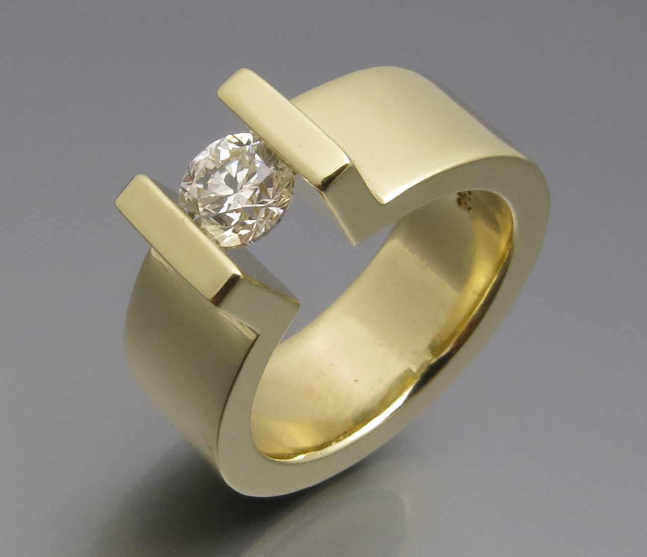 Eleganter Brillant Spannring "Peak" – Bild 2
